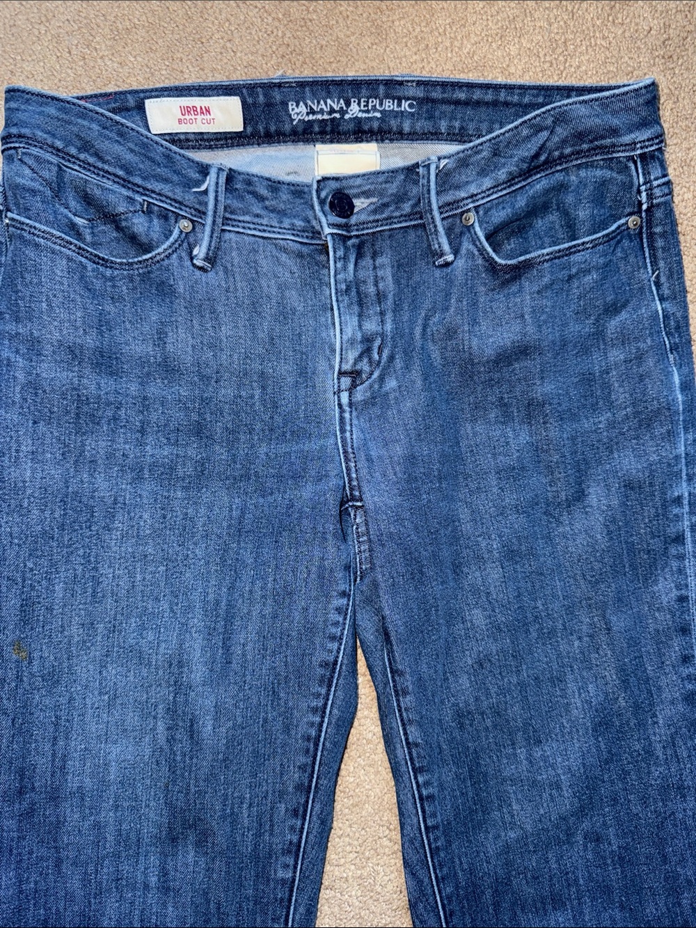 Banana Republic urban Bootcut Jeans - Medium Blue Denim